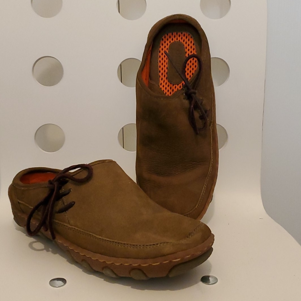 Born leather clogs